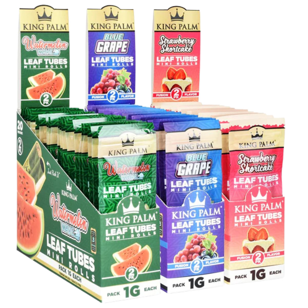 🌿🔥 King Palm – Mini Rolls (2 Pack)