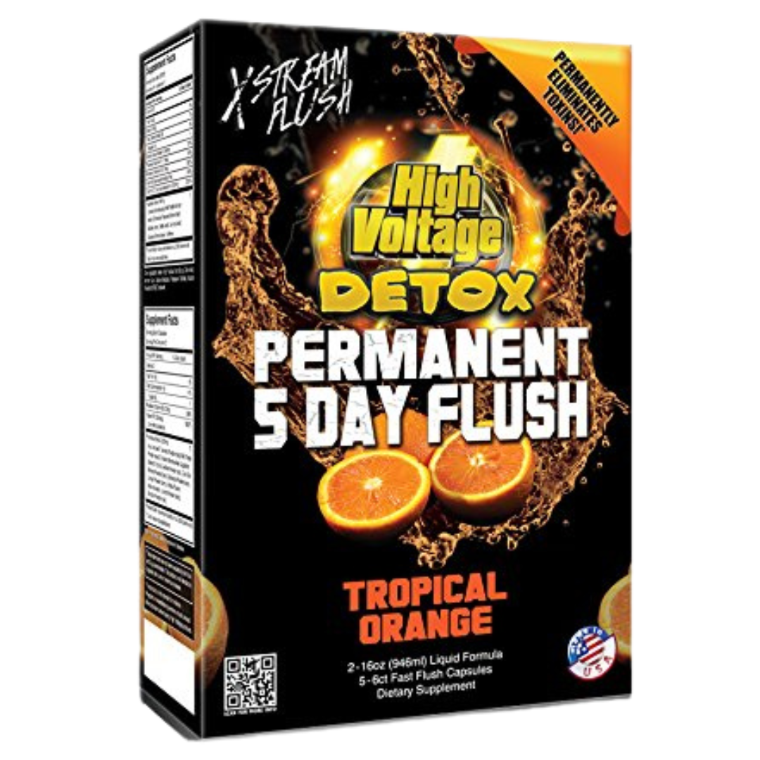 🍊 High Voltage Permanent Detox – Tropical Orange (5 Días) | Limpieza Profunda y Duradera