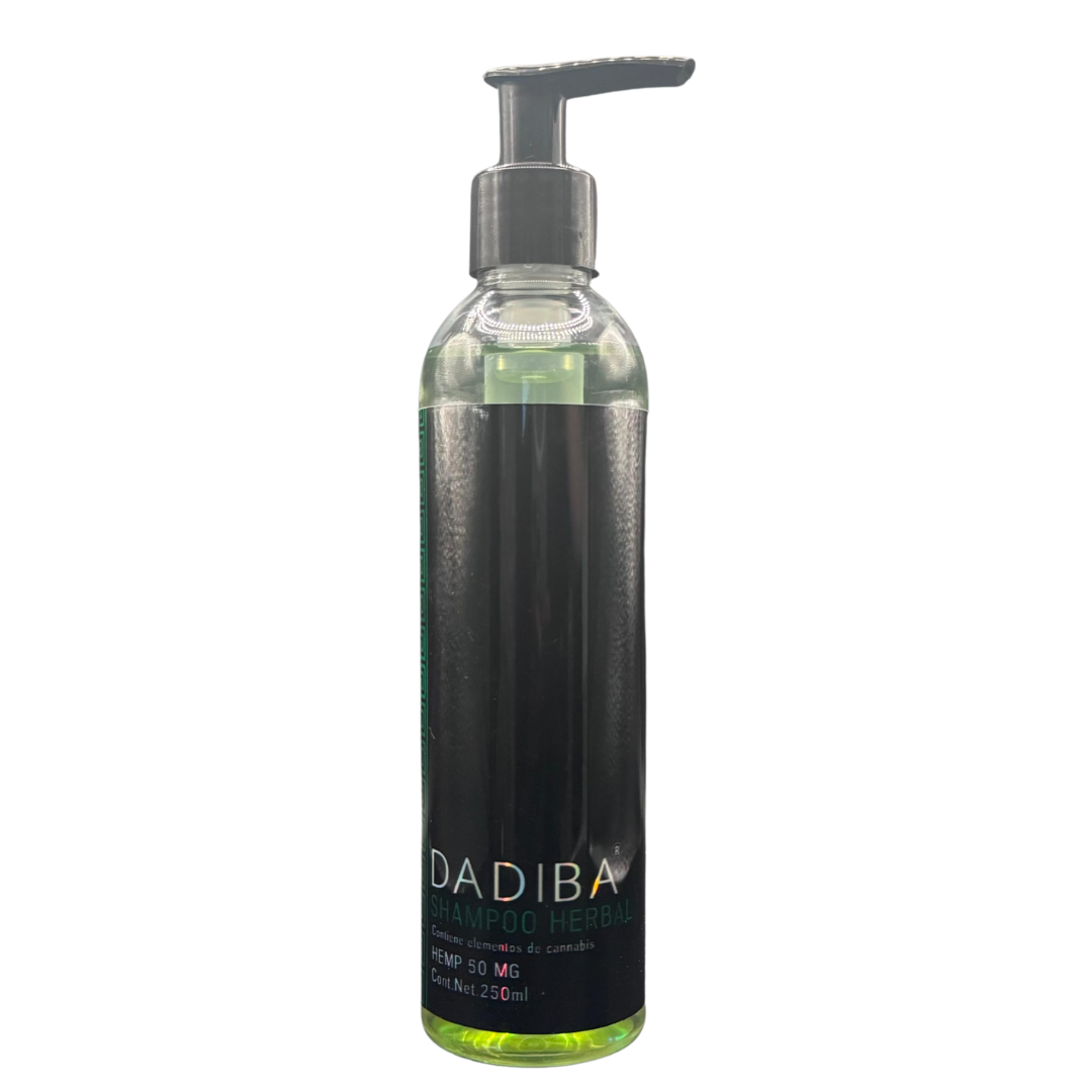 🌿 Shampoo Herbal con Hemp – 50 mg | 250 ml