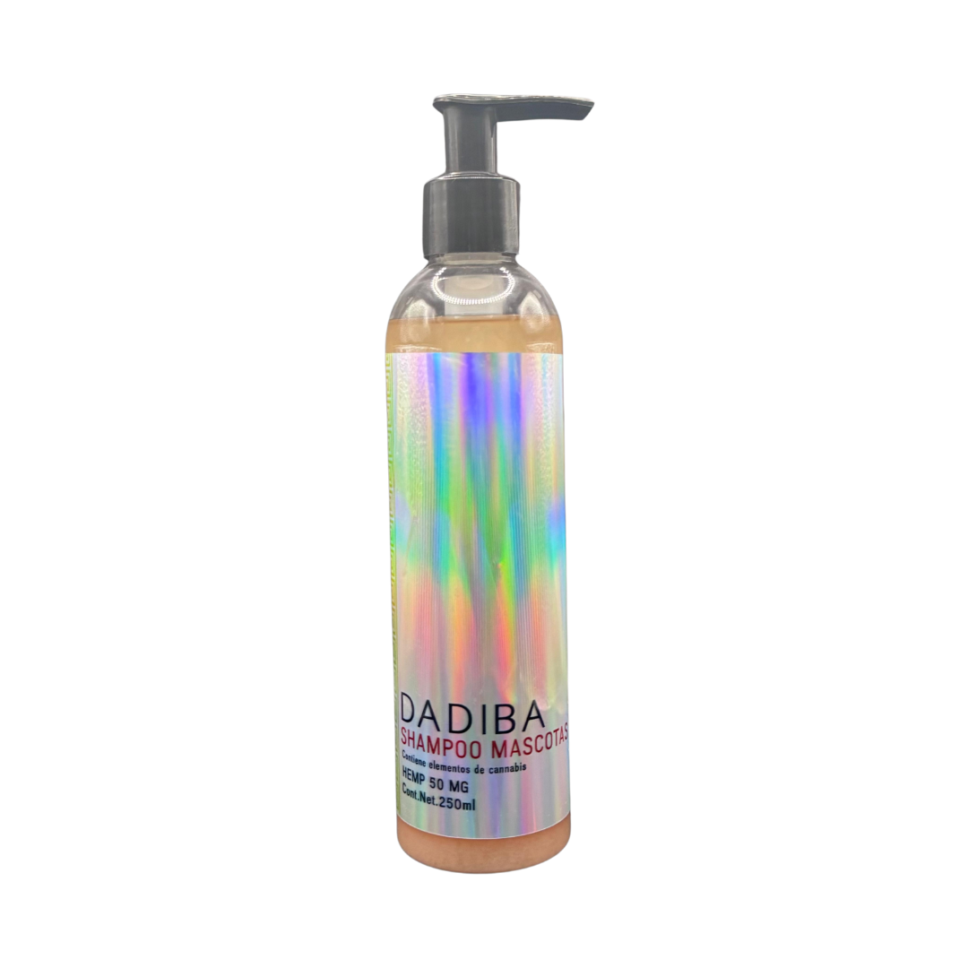 🐾 Shampoo para Mascotas con Hemp – 50 mg | 250 ml