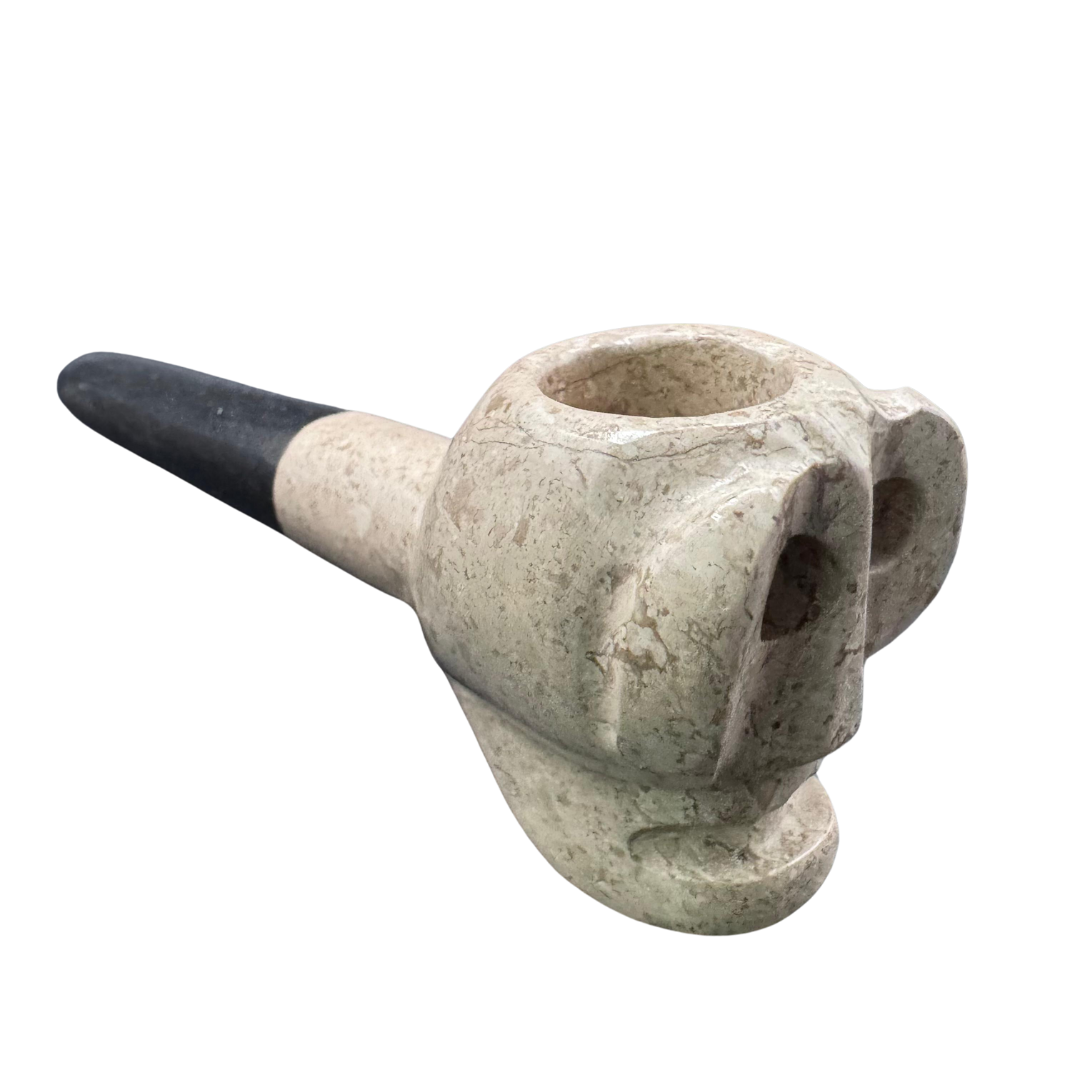 💀 Pipa de Ónix Calavera Grande – Presencia Imponente